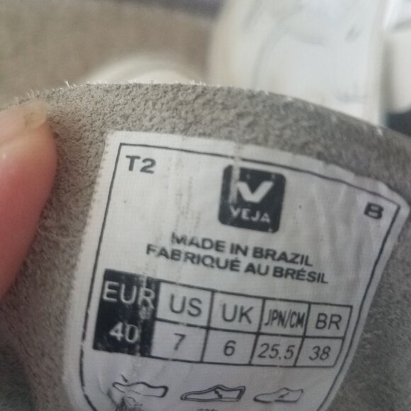 Veja V-10 Sneaker Unisex Men 7 Women 8.5 White - Picture 7 of 7